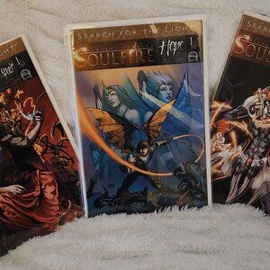 Michael Turner's Soulfire: Despair #1B, Hope #1B & Power #1A (2012) Aspen Comics